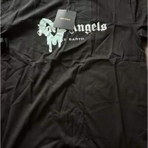 Palm angles mens tee shirts sprayed palm angels logo